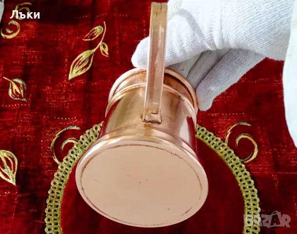 Медна чаша за вино,чиста червена мед 250 мл. , снимка 10 - Антикварни и старинни предмети - 56009594