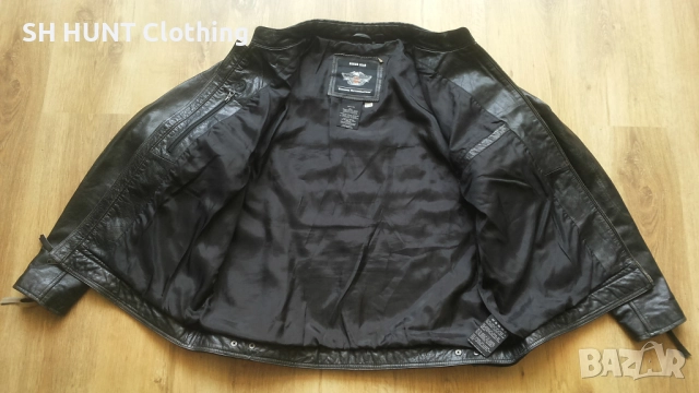 HARLEY DAVIDSON MOTO Leather Jacket Размер XL мото яке естествена кожа 9-27, снимка 10 - Якета - 52158793