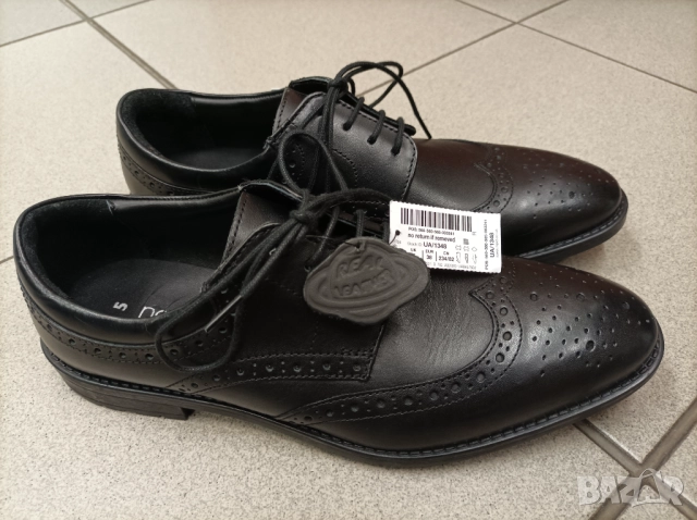 Черни дамски обувки Next, естествена кожа, снимка 2 - Дамски ежедневни обувки - 52287069