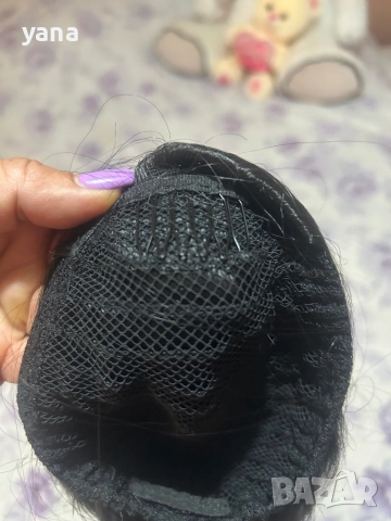 Естествена опашка -200 гр 70 см, снимка 5 - Аксесоари за коса - 52787749