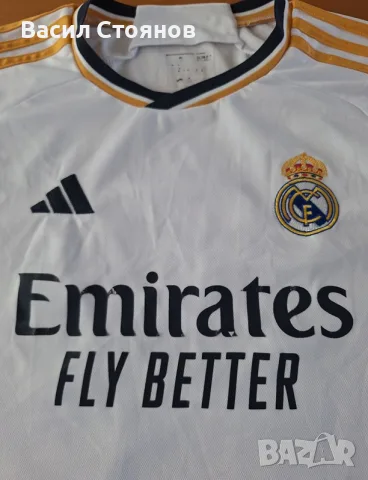 Реал Мадрид / Real Madrid #12 Camavinga adidas 2023-24 Home Shirt - размер S, снимка 3 - Фен артикули - 51717825