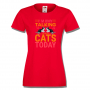 Дамска тениска I'm Talking To My Cats Today,Изненада,Празник,Подарък,Котки,Животни, снимка 3