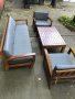 Масивна мебел ниско сядане 2 комплекта, снимка 6
