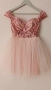 Елегантна бална рокля в розово, снимка 1
