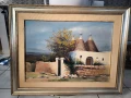 Пейзаж-ръчно рисувано-оригинал, снимка 1