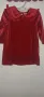 НОВА с етикет ДЕТСКА ЧЕРВЕНА РОКЛЯ от КАДИФЕ - Размер 86 / 92, снимка 1