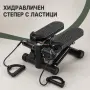 Хидравличен степер с ластиции брояч , фитнес уред у дома, снимка 1
