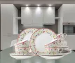 Порцеланов луксозен сервиз,Ritzenhoff & Breker Doppio Shanti 18 части , снимка 1