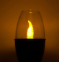 Соларна лампа с светлина тип пламък, 38x6 см , снимка 2