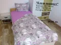 Спален комплект от ранфорс (100% памук) за единично легло с 3 части, снимка 1