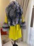 Дамско палто сибирска лисица и лама С, М,Л, снимка 11