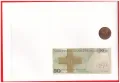 НУМИЗМАТИЧЕН ПЛИК С БАНКНОТА И МОНЕТА (Numisbrief) - ПОЛША, снимка 7