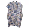 Лятна плажна туника от коприна, с артистични и морски десени, снимка 15