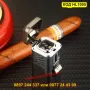 Мощна запалка с четворен джет пламък – за пури и цигари - КОД HL1005, снимка 2