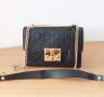 Луксозна Черна чанта  код AF100, снимка 1 - Чанти - 39229762