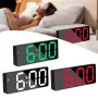 ПОСТОЯННО СВЕТЕЩ LED ЧАСОВНИK С ГОЛЕМИ ЦИФРИ НА ТОК ИЛИ БАТЕРИИ, ТЕРМОМЕТЪР. ЛЕД СВЕТЕЩИ ЧАСОВНИЦИ+, снимка 2