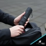 Автоматичен чадър 110 см - голям, сгъваем, ветроустойчив със защитен калъф, снимка 6