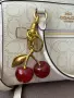 Coach ключодържател / висулка за чанта Red Glitter Cherry, снимка 2