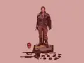 ХОТ ТОЙС ЗЛИЯТ ТЕРМИНАТОР-Hot Toys Master peace MMS238 Evil T-800 Battle Damaged–The Terminator 1984, снимка 7