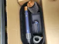 Маша / сешоар Dyson Airwrap Long - нов, пълен комплект, 5в1 - цвят Пруско синьо/мед, снимка 7