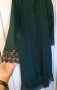 Дамска рокля в зелен цвят с бродерия , снимка 1 - Рокли - 39762022