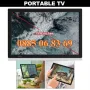 Преносим телевизор 16 инча, портативен цифров телевизор 16 инча 12v / 220v, снимка 1