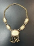 Винтидж колие със седеф №7929 , снимка 1