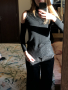 Черна блуза Guess, размер XS, снимка 1 - Блузи с дълъг ръкав и пуловери - 44827751