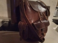 Винтидж раница от естествена 100%телешка кожа в кафяво, снимка 3