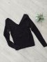 Нова черна блузка, снимка 1 - Блузи с дълъг ръкав и пуловери - 40323501