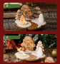 Релефни резци за Коледна къщичка – 8 части, снимка 1 - Форми - 44598116