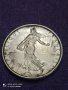 5 франка сребро 1963, снимка 3