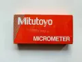 Mitutoyo 102-101-10 микрометър 0-25 mm, 0.01 mm, Made in Japan, снимка 5