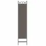 vidaXL Параван за стая, 3 панела, антрацит, 120x200 cм, текстил, снимка 7