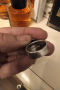 Израелски сребърен пръстен с естествен камък , снимка 6