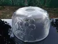 Ретро фруктиера - стъкло, снимка 6