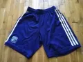 Футболни шорти на Олимпик Лион Франция маркови на Адидас размер С, снимка 1