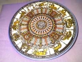 Jerusalem Hanukkah & Zodiac Porcelain чиния зодиак Йерусалим фи 27см нова, снимка 1
