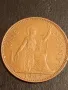 Стара монета 1 пени 1967г. Великобритания Кралица Елизабет втора 47048, снимка 2