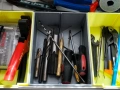 Куфар с органайзери и разни инструменти, снимка 4