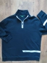 hugo boss green mens logo stripe zip-neck - ГОЛЯМА мъжка блуза 5ХЛ КАТО НОВА, снимка 7