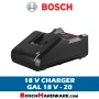 Бързо зарядно устройство Bosch Professional 1600A019RJ, 14.4-18 V, 4 A заряден ток - 24 месеца гаран, снимка 1