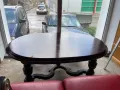 Овална холна маса масивно дърво, снимка 2