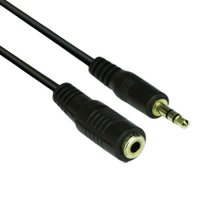 Кабел Аудио жак Мъжки към Аудио жак Женски 1.5м VCom SS001314 Cable 3.5mm-M/F, снимка 1 - Кабели и адаптери - 34327681