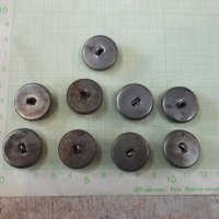 Лот от 9 бр. копчета с петолъчки метални от соца, снимка 3 - Други ценни предмети - 35925458