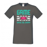 Мъжка тениска Game Make Me Happy, снимка 11 - Тениски - 36193160