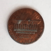 Монета 1 цент (САЩ), 1984, снимка 2 - Нумизматика и бонистика - 36076666