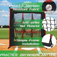 Нова Бейзболна софтболна преносима мрежова система със зона за удар Мрежа, снимка 6 - Бейзбол - 42056089