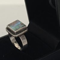 Красив сребърен пръстен маркиран #ВВ2, снимка 1 - Пръстени - 44326947