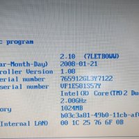 IBM Thinkpad T61, снимка 1 - Части за лаптопи - 41104020